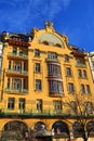 Grand Hotel Evropa, Old Buildings, Wenceslav Square, New Town, Prague, Czech Republic Royalty Free Stock Photo