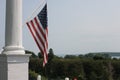 Grand Hotel Mackinac Island - US Flag Royalty Free Stock Photo
