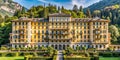 The grand hotel of San Pellegrino terme AI-Created Content