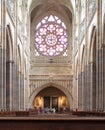 The grand interior of St. Vitus cathedral in Czech Republic