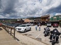 Grand Lake street in Colorado in summer Royalty Free Stock Photo