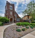 GRAND LEDGE, UNITED STATES - Jun 21, 2020: Trinity Episcopal Church in Grand Ledge Royalty Free Stock Photo