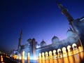 Grand lighting in mosque