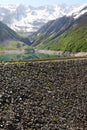 Grand` Maison Dam in Lac de Grand Maison, Rhone-Alpes, France