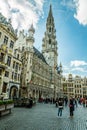 Grand Market, city centre, central square of Brussels, Belgium Royalty Free Stock Photo