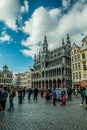 Grand Market, city centre, central square of Brussels, Belgium Royalty Free Stock Photo