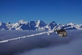 The grand Massif from Verbier Switzerland