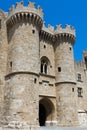 Rhodes island, medieval Grand Master Palace, Greece. Royalty Free Stock Photo