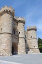 Grand Master palace at Rhodes island in Greece Royalty Free Stock Photo