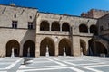 Grand Master s palace at Rhodes, Greece. Dodecanese, destination. Royalty Free Stock Photo