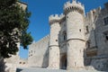 Grand Master s palace at Rhodes, Greece. Dodecanese, destination. Royalty Free Stock Photo