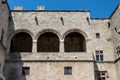 Grand Master s palace at Rhodes, Greece. Dodecanese, destination. Royalty Free Stock Photo