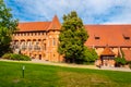 Grand Masters Chapel. Exterior view from courtyard. Malbork Castle, Poland Royalty Free Stock Photo