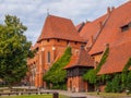 Grand Masters Chapel. Exterior view from courtyard. Malbork Castle, Poland Royalty Free Stock Photo