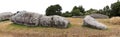 Grand Menhir Brise and dolmen Table des Marchand