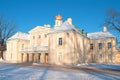 Grand Menshikov Palace, sunny january day. Oranienbaum