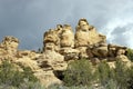 Rocky sculptures atop Grand Mesa