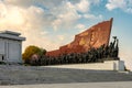 Grand Monument on Mansu Hill in Pyongyang Royalty Free Stock Photo