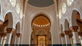 Grand Mosque Interior Architecture Royalty Free Stock Photo