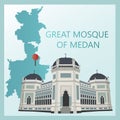 The Grand Mosque of Medan