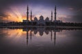 Grand Mosque in Abudhabi UAE Royalty Free Stock Photo