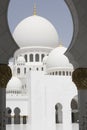 Grand moss, white arabian church, Abu-Dhabi