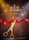 Grand Opening Background Illustration Royalty Free Stock Photo