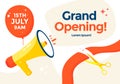 Grand opening banner