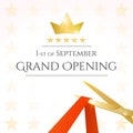 Grand opening card