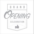 Grand opening celebration line quote message