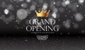 Grand Opening Luxury Invitation Banner Background. Vector Illustration Royalty Free Stock Photo