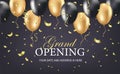 Grand opening party invitation card Royalty Free Stock Photo