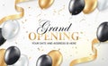 Grand opening party invitation card Royalty Free Stock Photo