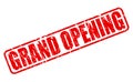 Grand opening red stamp text Royalty Free Stock Photo