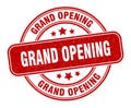 grand opening stamp. grand opening round grunge sign.