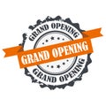 Grand opening stamp