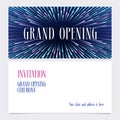 Grand opening vector illustration, invitation Royalty Free Stock Photo