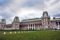 Architecture of Tsaritsyno park in Moscow. Grand Palace