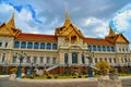 15.08.2017. Grand Palace court and Chakri Maha Prasat building in Bangkok, Thailand