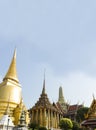 The Grand Palace and Emerald Buddha temple - Bangkok Royalty Free Stock Photo