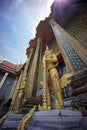 Grand palace and emerald buddha temple, tourist destination in Bangkok,Thailand Royalty Free Stock Photo