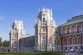 The grand palace of queen Catherine the Great in Tsaritsyno, Moscow