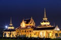 The Grand Palace and temporary pagoda