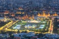 Grand palace at twilight in Bangkok, Thailand Royalty Free Stock Photo