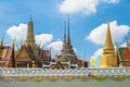 Grand palace and Wat Phra Kaeo in bangkok, thailand Royalty Free Stock Photo