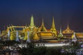 Grand palace and Wat phra keaw at night