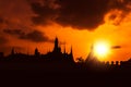 Grand palace or Wat phra keaw at sunset bangkok