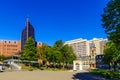 Grand parade square with the Memorial and City Hall, Halifax