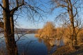 Grand parc de Miribel-Jonage, an urban park of 2200 hectares on the outskirts of Lyon Royalty Free Stock Photo