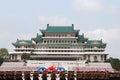 Grand People`s Study House at Kim Il Sung Square in Pyongyang, North Korea